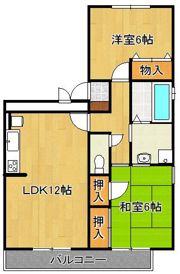グレイス・イナミツ B棟の間取り画像