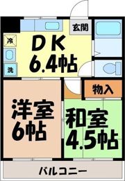 ヴィラ南山の間取り画像