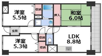 エレガンス巽の間取り画像