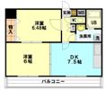 パレス東洋小松館の間取り画像