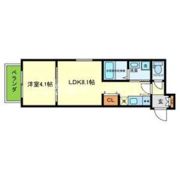 F asecia 城北公園通の間取り画像