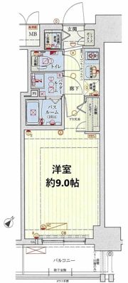 スワンズシティ神戸湊川の間取り画像