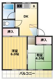 カーサムサシノの間取り画像