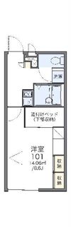 レオパレスグリーンハイツ4号館の間取り画像