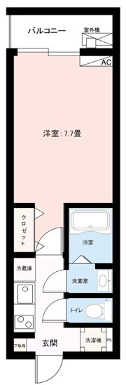 ジーメゾン小平ウエストの間取り画像