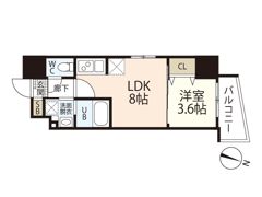 S－RESIDENCE広島駅EASTの間取り画像