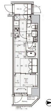 PREMIUM CUBE 大森 TROISの間取り画像