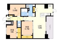 S－RESIDENCE伊都Attirantの間取り画像