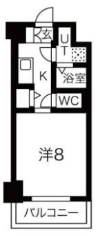 レジデンス三宮東グルーブの間取り画像