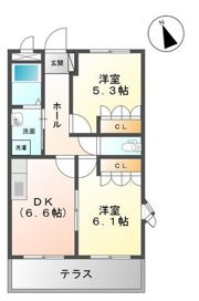 コーポ・ロコモーションLの間取り画像