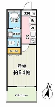キャメル西大宮シャトーの間取り画像