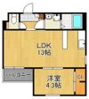 fika城野の間取り画像