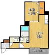 Crecia北方の間取り画像