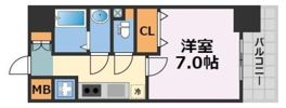 ジアコスモ江戸堀パークフロントの間取り画像