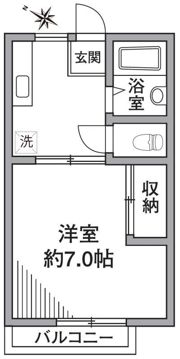 クレッシェンドKの間取り画像