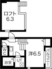 Grande鶴羽の間取り画像