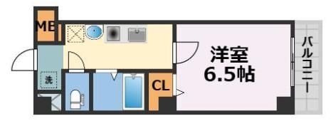 ドエル心斎橋の間取り画像