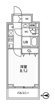 グラシアプレイス曳舟の間取り画像
