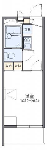 レオパレスバリオクラーロの間取り画像
