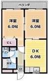 八紘マンションの間取り画像
