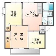 サンビレッジローズA．B．C ペット(犬)の間取り画像