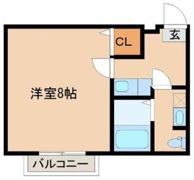クレアフォーチュン連坊駅前の間取り画像