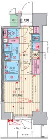 ファーストフィオーレ吹田レガーメの間取り画像