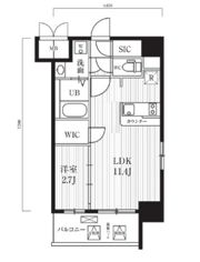 アプリーレ中之島の間取り画像