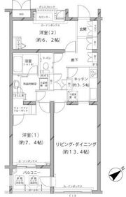 MFPRコート代官山の間取り画像
