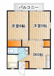 上大岡グリーンハイツC棟の間取り画像