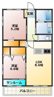 ラフィネの間取り画像