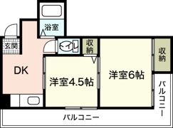 尾崎ビルの間取り画像