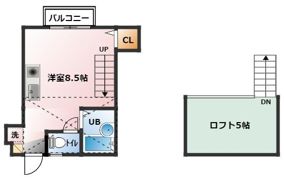 ランドシティ蒔田の間取り画像