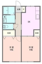 グリーンフラットⅡの間取り画像