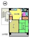 ハイツ宝の間取り画像