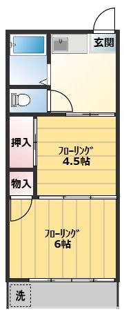 メゾングリーンヒルの間取り画像
