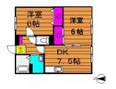 サンライフ玉島 Aの間取り画像