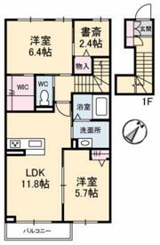 シャーメゾン瀬戸の間取り画像