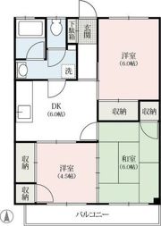大日ハイツの間取り画像