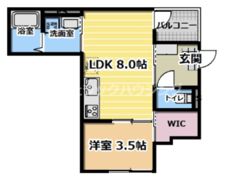 ハーモニーテラス新森Ⅱの間取り画像
