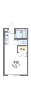 レオパレスリヴェール杉原の間取り画像
