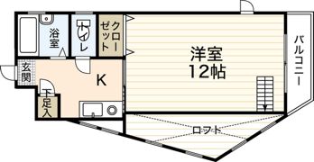 サンライフ三篠の間取り画像