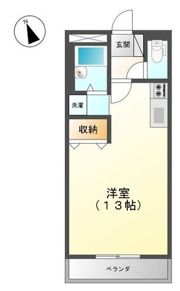 コンフォース亀山Ⅰの間取り画像