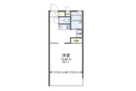 レオパレスグランドゥールⅢの間取り画像