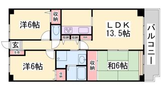 ブエナビスタ神戸ノースの間取り画像