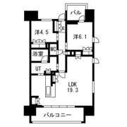 ブランズ北堀江の間取り画像