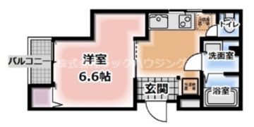 ラフィーネ新森の間取り画像