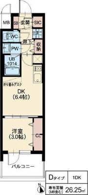 リッツ新大阪プレミアムの間取り画像