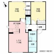 アプリコット川津A・Bの間取り画像