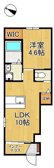 仮）若松区白山新築アパートの間取り画像